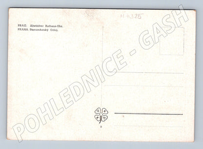 Pohlednice Praha Staroměstský orloj kolorovaný motiv (M4325)