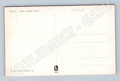 Pohlednice Praha Staré zámecké schody Šetelík (M4328)