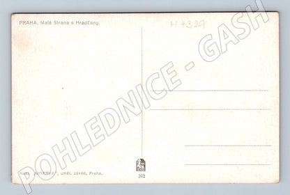 Pohlednice Praha Malá Strana a Hradčany Minerva 1900 (M4329)