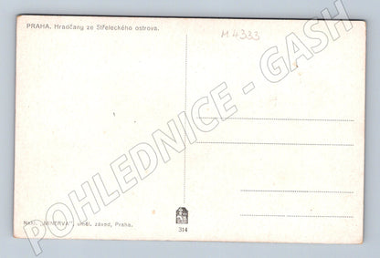 Pohlednice Praha Hradčany ze Střeleckého ostrova (M4333)