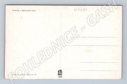Pohlednice Praha z věže sv Víta historický pohled (M4334)