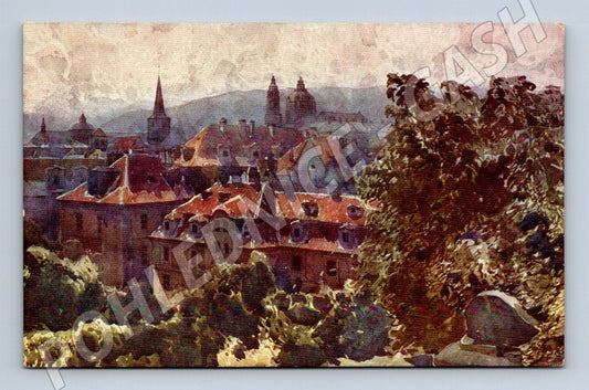 Pohlednice Praha Malá Strana z Letné historický motiv (M4337)