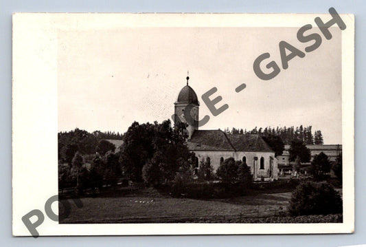 Pohlednice kostel Rýžoviště 1958 (M434)
