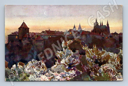 Pohlednice Praha Hradčany kolorovaná Šetelík Minerva (M4341)