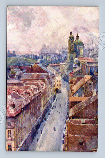 Pohlednice Praha Mostecká ulice Šetelík Minerva (M4342)