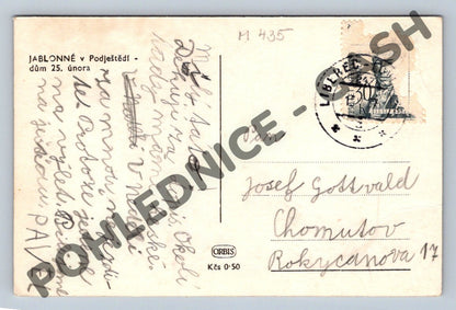 Pohlednice zámek Jablonné v Podještědí (M435)