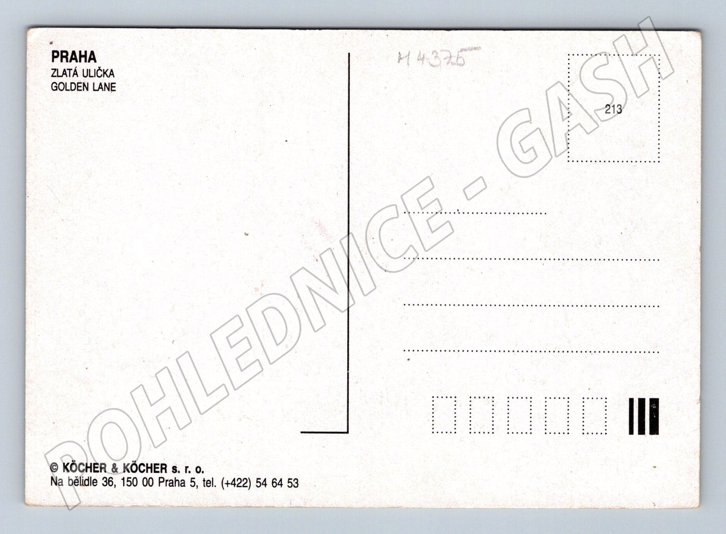Pohlednice Praha Zlatá ulička historická (M4375)