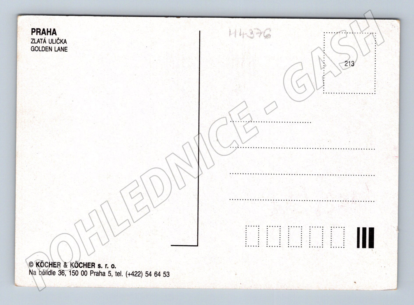 Pohlednice Praha Zlatá ulička Pražský hrad (M4376)