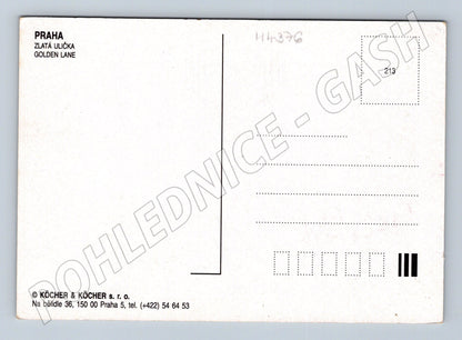 Pohlednice Praha Zlatá ulička Pražský hrad (M4376)