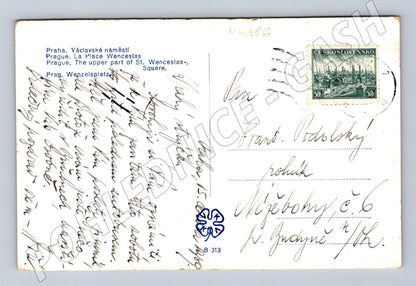 Pohlednice Praha Václavské náměstí (M4386)