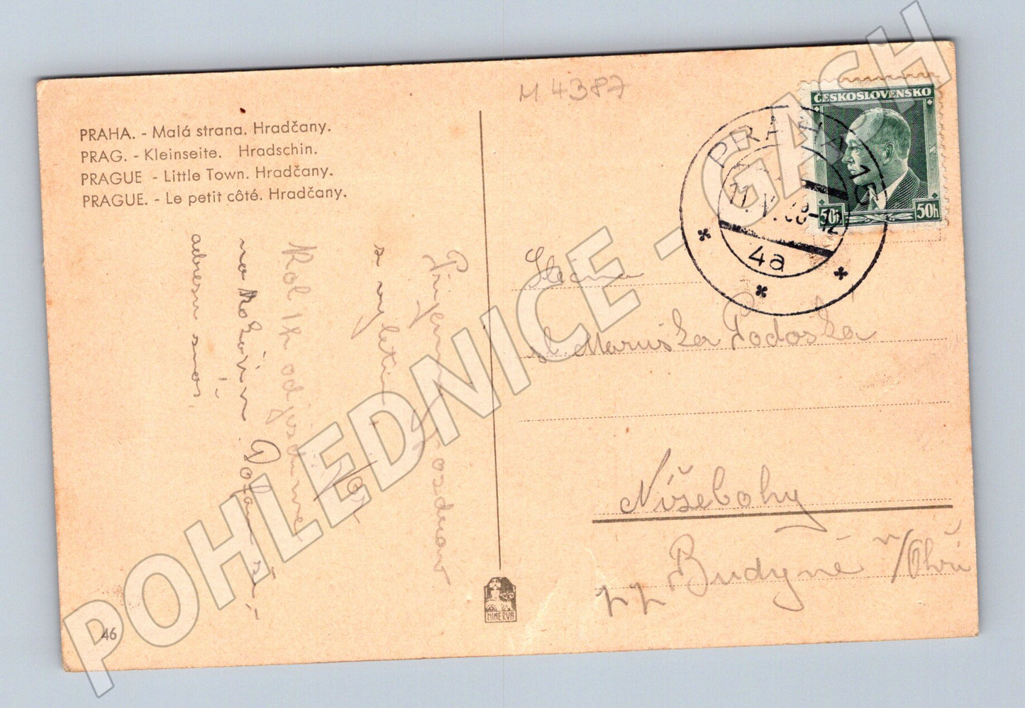 Pohlednice Praha Malá Strana a Hradčany (M4387)