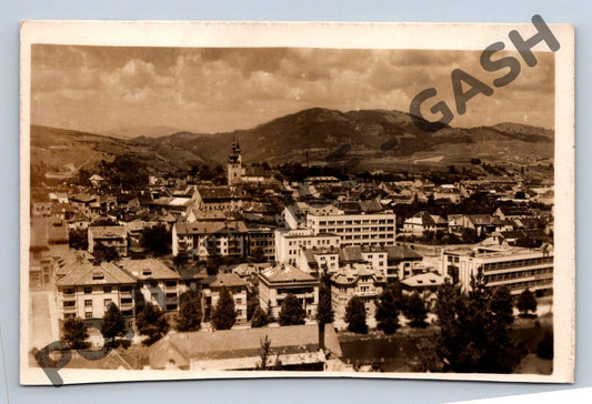 Pohlednice Banská Bystrica letecký pohled 1947 (M439)