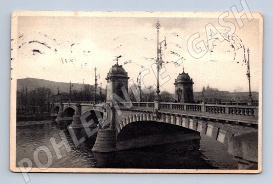 Pohlednice Praha Most českých legií 1927 (M4390)