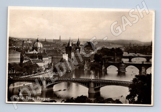 Pohlednice Praha pohled na mosty JKO (M4392)