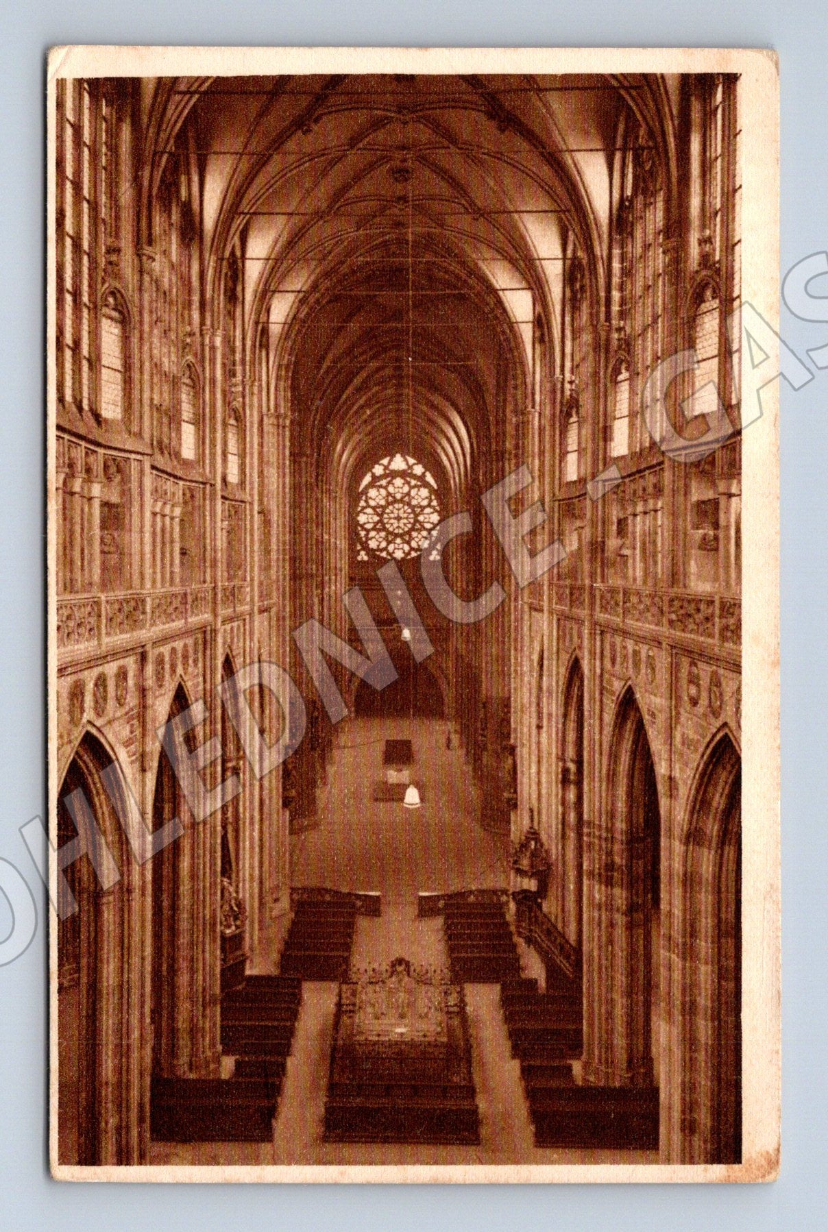 Pohlednice Praha Interiér chrámu sv Víta (M4397)