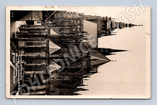 Pohlednice Praha Chrám sv Víta historická (M4399)