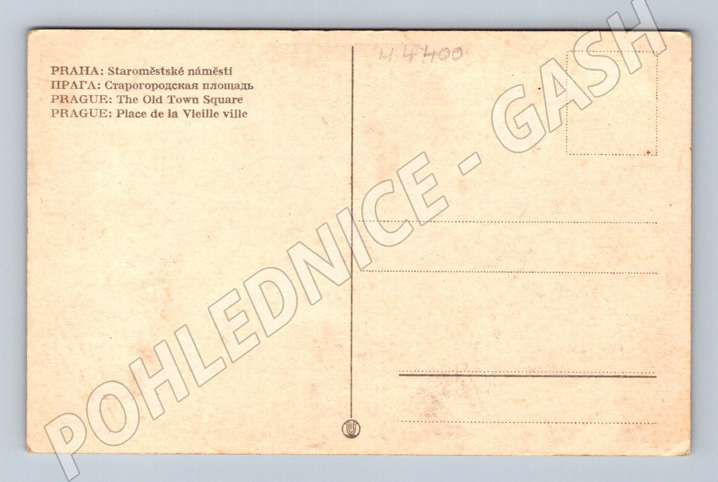 Pohlednice Praha Staroměstské náměstí (M4400)