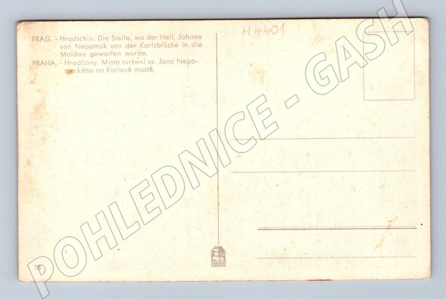 Pohlednice Praha Hradčany Karlův most (M4401)