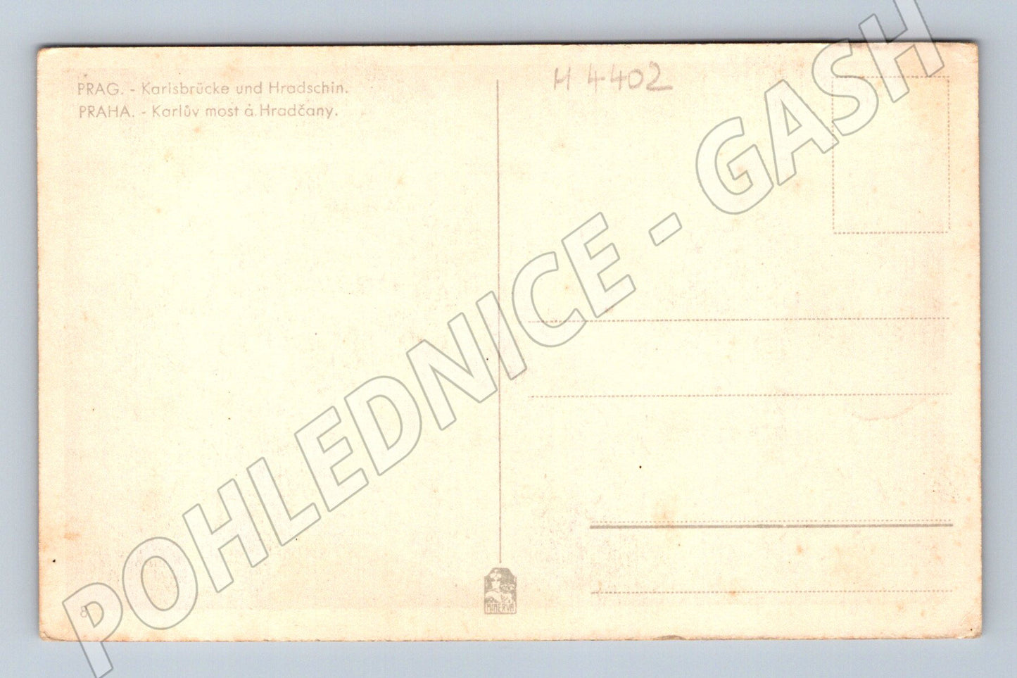 Pohlednice Praha Karlův most a Hradčany (M4402)