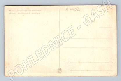 Pohlednice Praha Karlův most a Hradčany (M4402)
