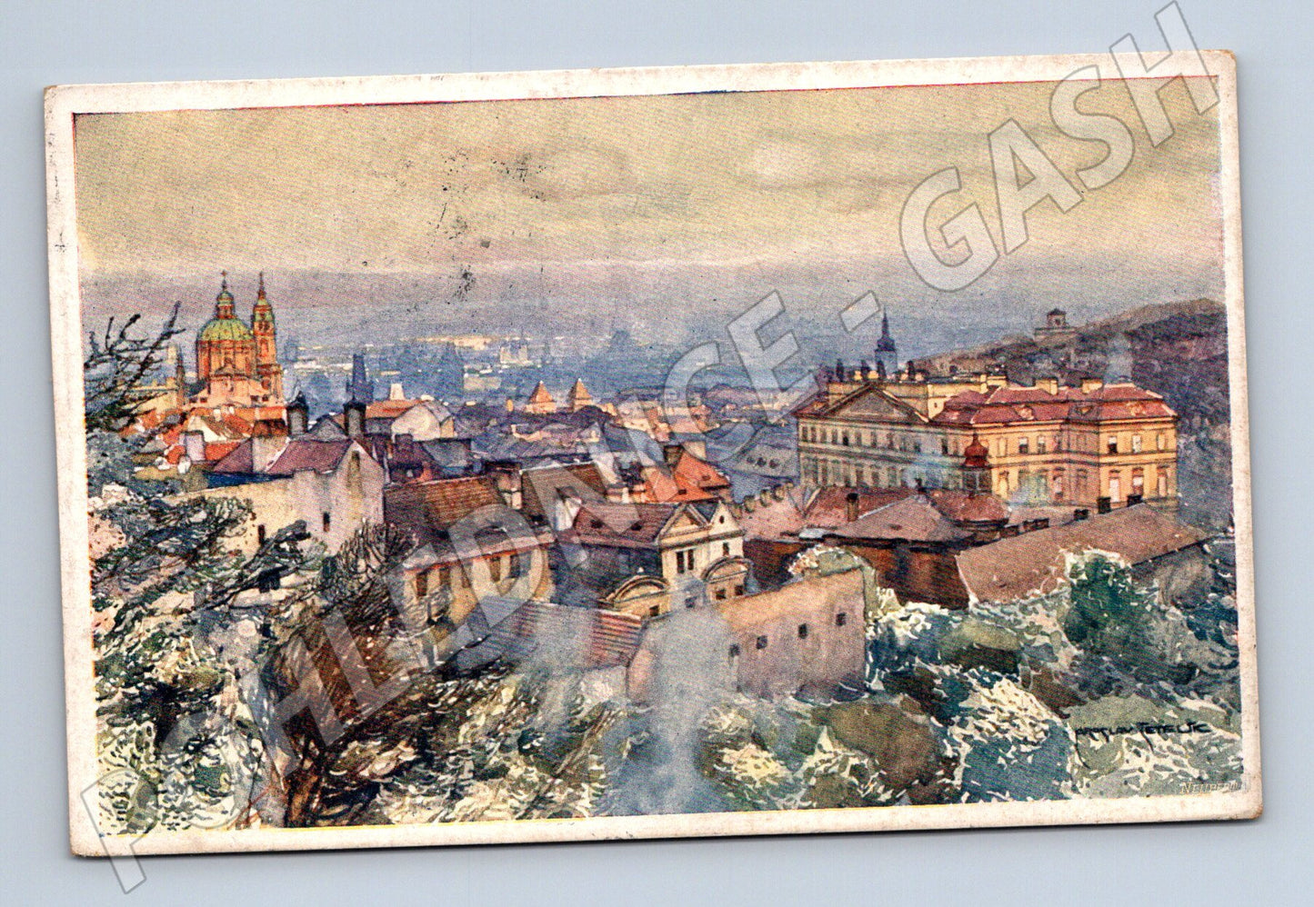 Pohlednice Praha pod Strahovskou zahradou (M4404)