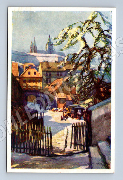 Pohlednice Praha pod Schönbornskou zahradou (M4406)