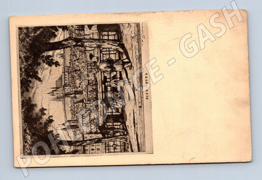 Pohlednice Praha panorama Hradu historická (M4413)