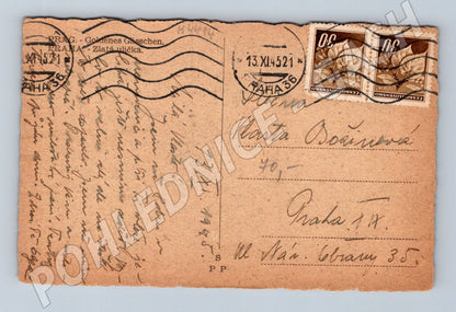 Pohlednice Praha Zlatá ulička (M4414)