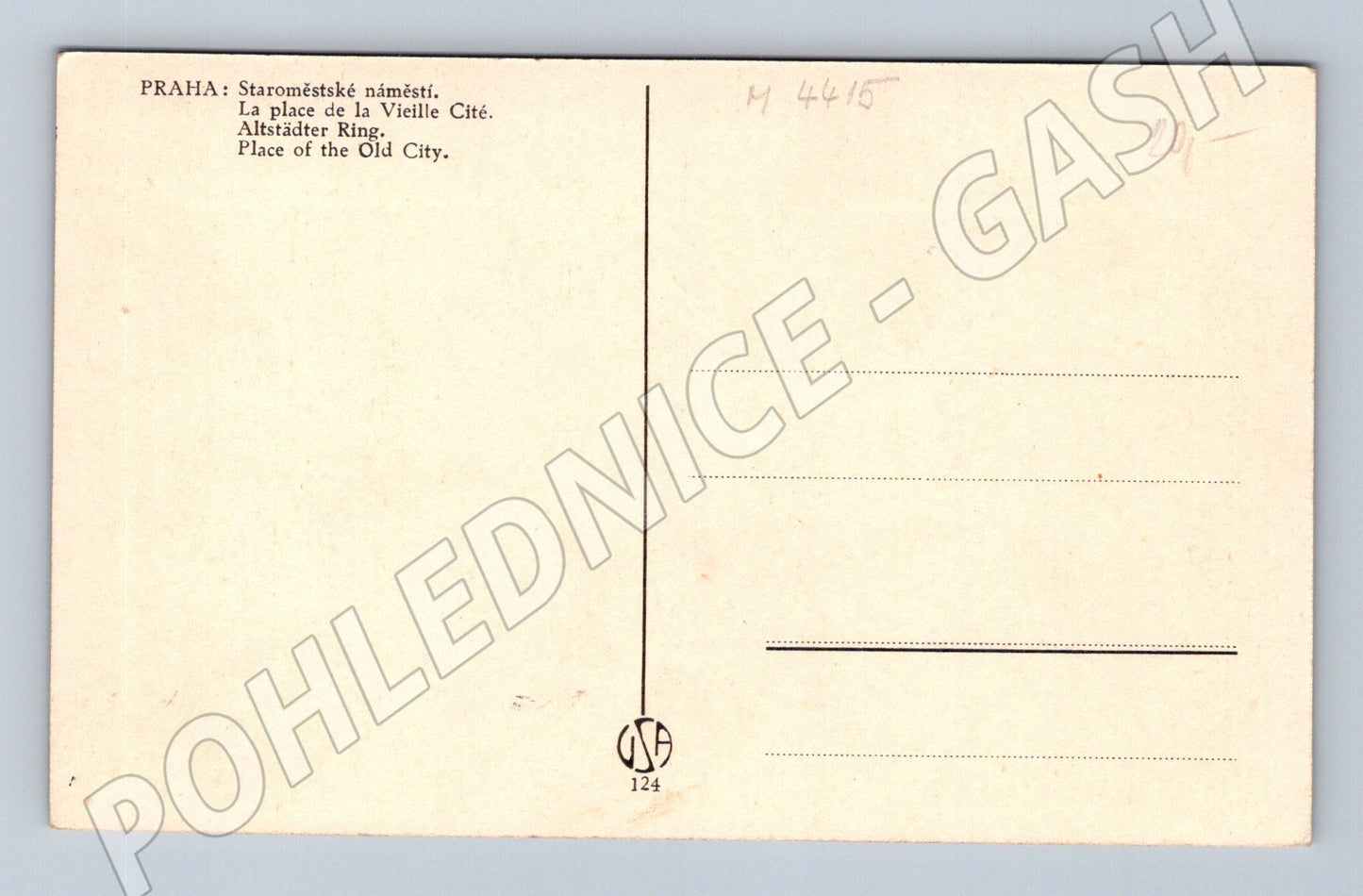 Pohlednice Praha Staroměstské náměstí (M4415)