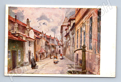 Pohlednice Praha Zlatá ulička Engelmüller (M4416)