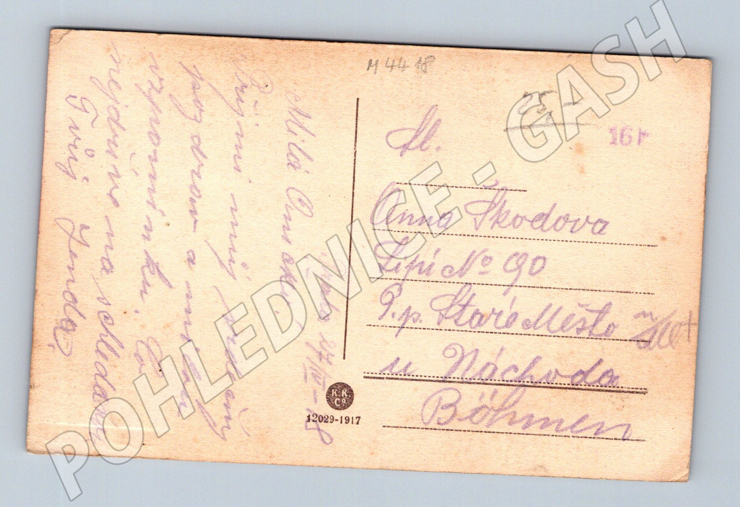 Pohlednice Praha Hradčany Karlův most kolorovaná (M4418)