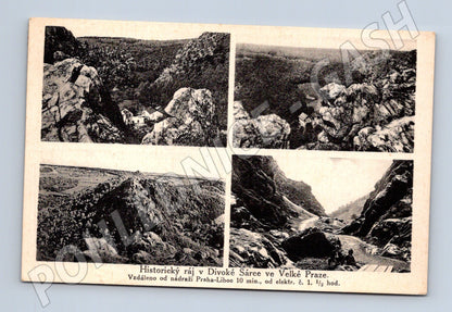 Pohlednice Praha Divoká Šárka historická (M4421)