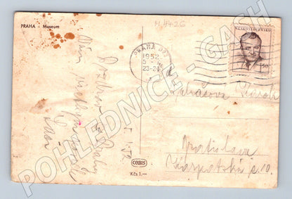 Pohlednice Praha Národní muzeum (M4426)