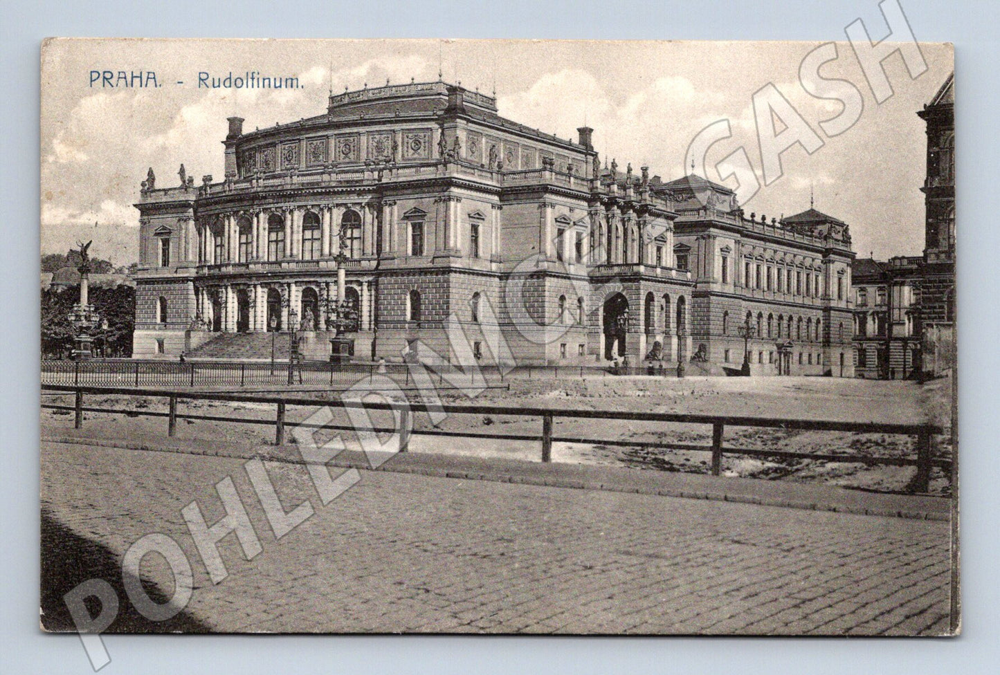 Pohlednice Praha Rudolfinum historická (M4427)