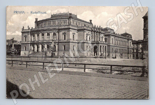 Pohlednice Praha Rudolfinum historická (M4427)