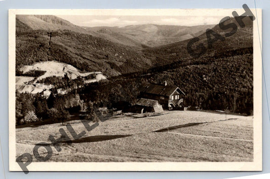 Pohlednice Hostýnské hory výhled od chaty (M443)