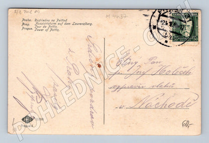 Pohlednice Praha rozhledna na Petříně (M4437)