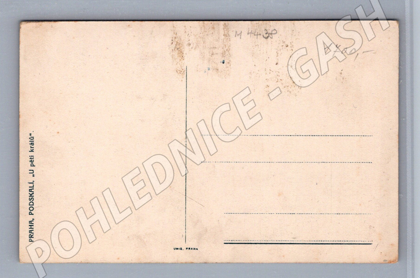 Pohlednice Praha Podskalí Hostinec U pěti králů (M4438)