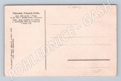 Pohlednice Náhrobek Eduarda Krále Jenišovice (M4442)