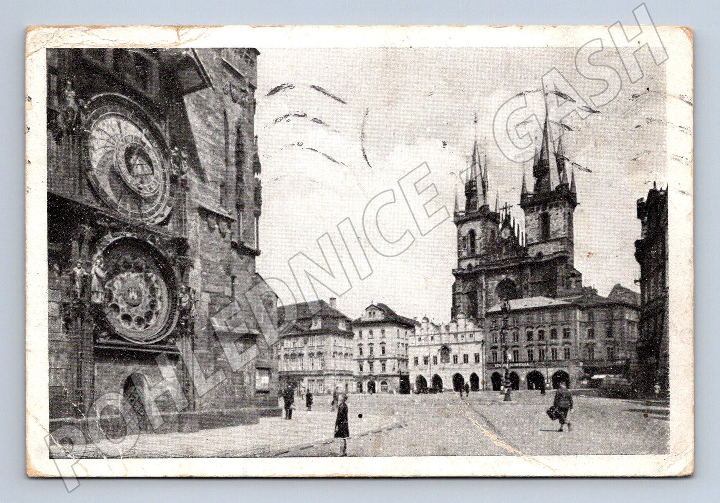 Pohlednice Praha Staroměstské náměstí Orloj Týn (M4451)