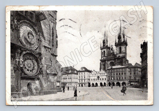 Pohlednice Praha Staroměstské náměstí Orloj Týn (M4451)