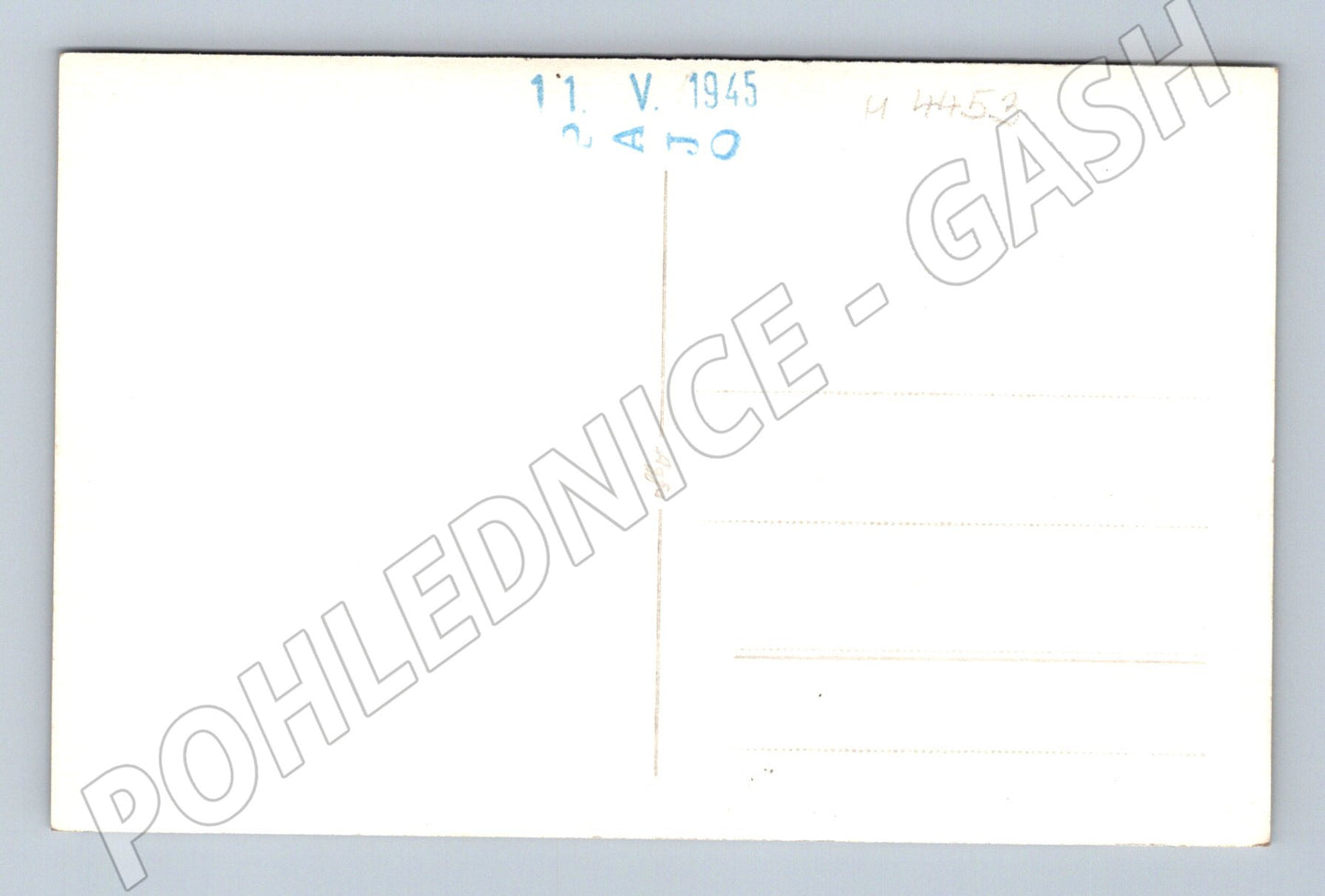 Pohlednice Praha Staroměstský orloj poškozený 1945 (M4453)