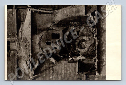 Pohlednice Praha poškozený orloj 1945 (M4456)