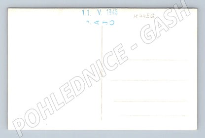 Pohlednice Praha poškozený orloj 1945 (M4456)