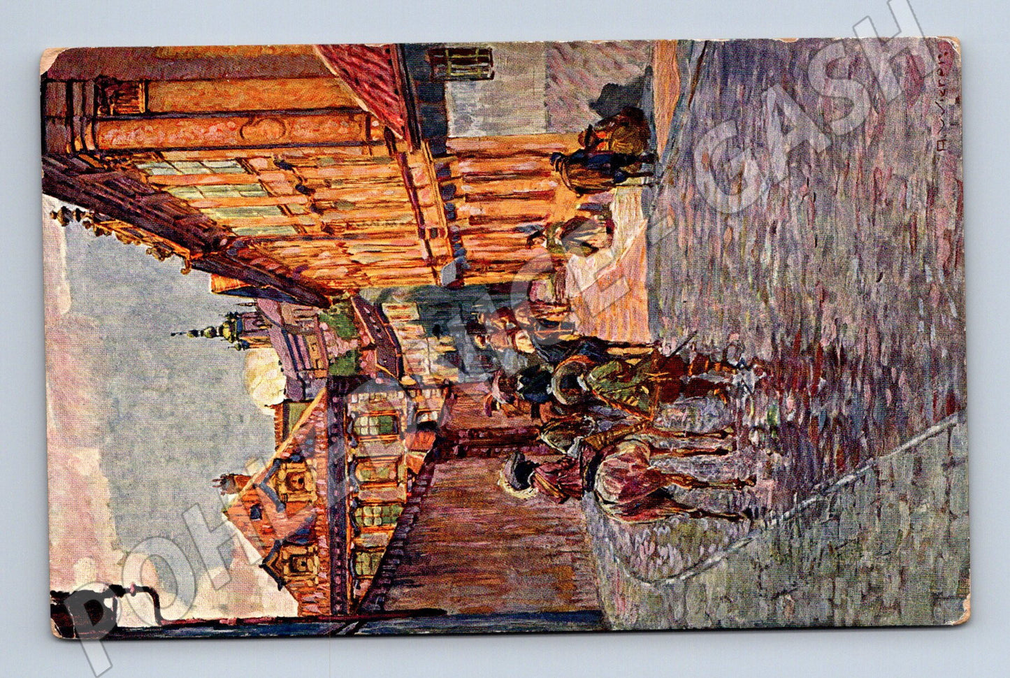 Pohlednice Praha Valdštejnská ulička umělecká (M4458)