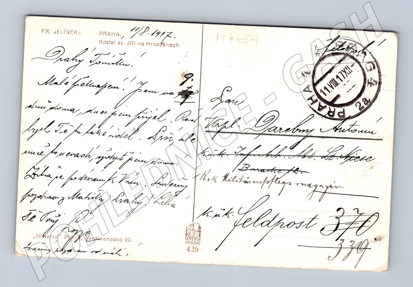 Pohlednice Praha Kostel sv Jiří na Hradě (M4459)