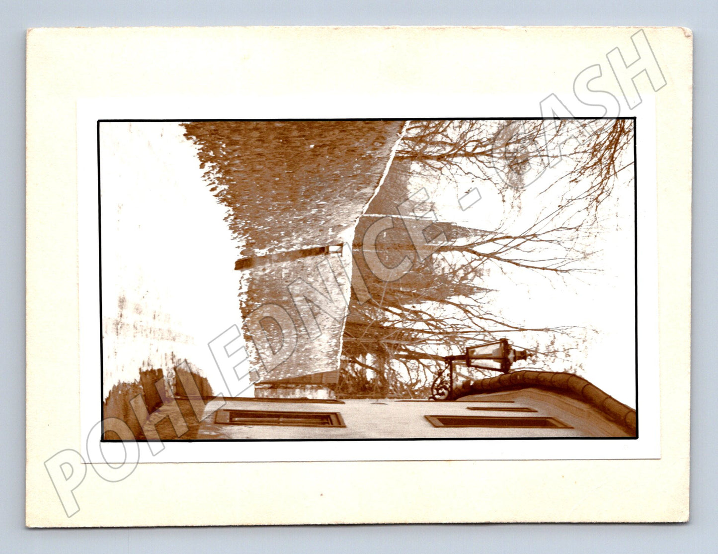 Pohlednice historický hrad sepia (M4460)