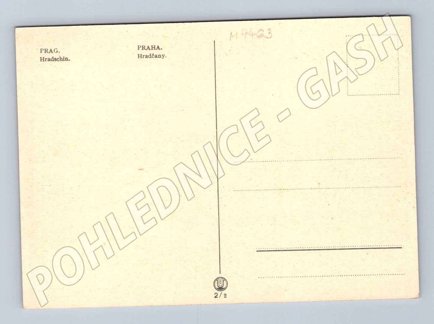 Pohlednice Praha Hradčany čistá (M4463)