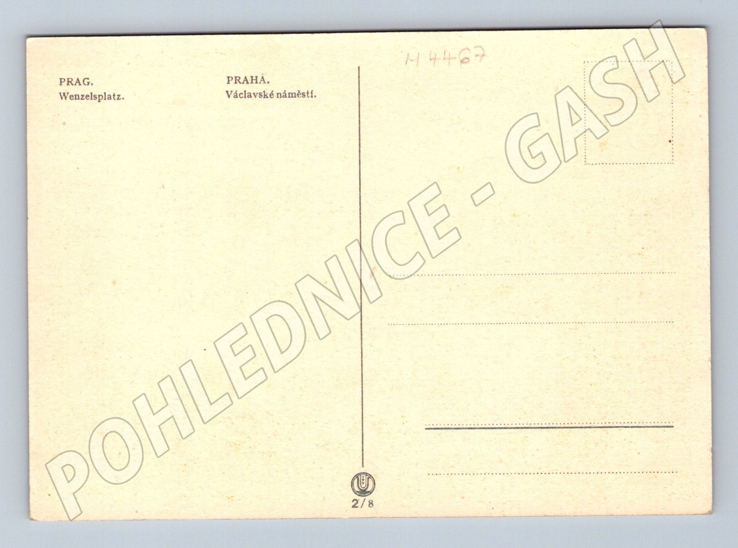 Pohlednice Praha Václavské náměstí tramvaj (M4467)