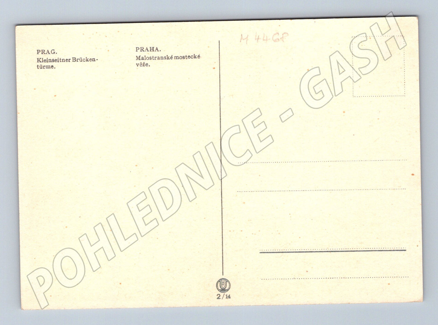Pohlednice Praha Malostranské věže kolorovaná (M4468)